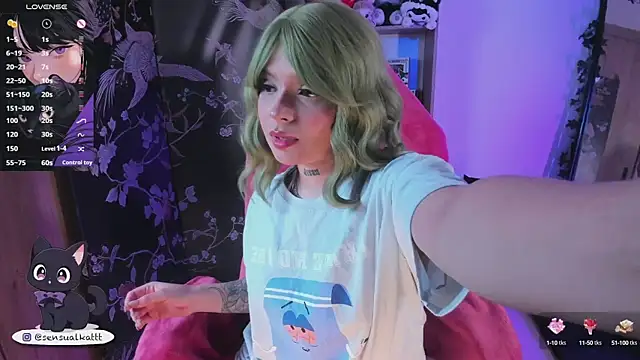 sensualkattt online show from March 6, 12:30 pm