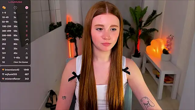 Freckle Diyana online show from March 22, 4:14 am