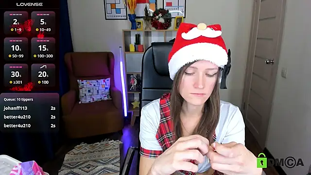 Snapshot of FrancescaCollins chatting on December 27, 12:01 pm FrancescaCollins online show from December 27, 12:01 pm