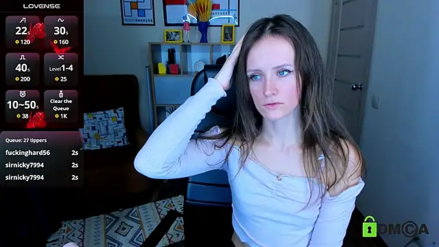 Snapshot of FrancescaCollins chatting on February 25, 11:41 am FrancescaCollins online show from February 25, 11:41 am