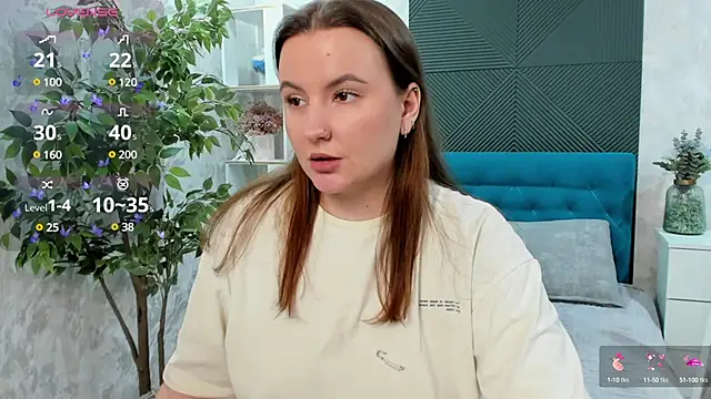 Snapshot of FeralPeach chatting on February 13, 10:44 am FeralPeach online show from February 13, 10:44 am