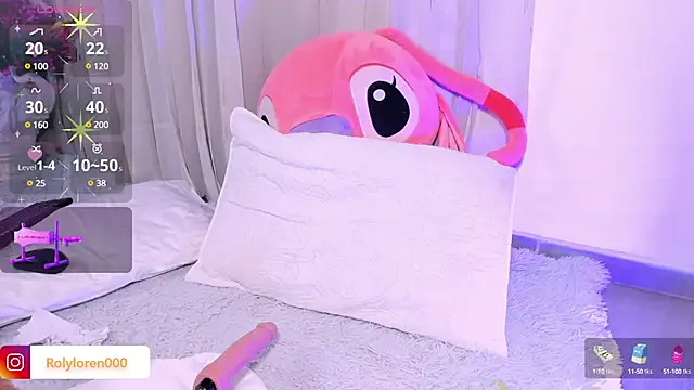 RolyLoren online show from February 8, 3:30 am