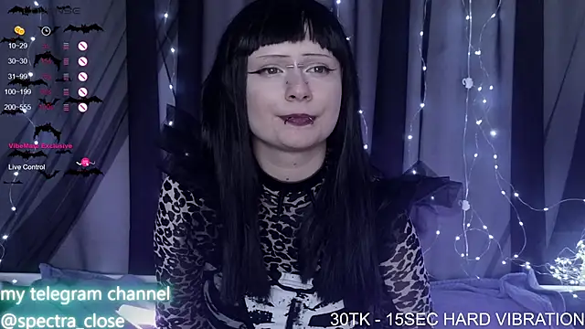 Snapshot of SpectraSirens chatting on February 1, 12:59 pm SpectraSirens online show from February 1, 12:59 pm