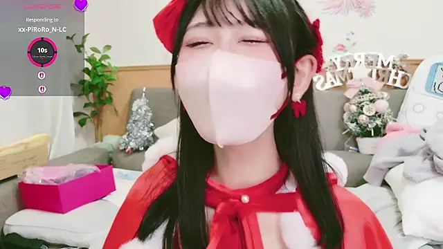 Snapshot of Conatsu chatting on December 15, 6:28 am Conatsu online show from December 15, 6:28 am