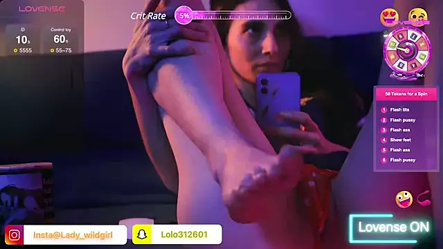 Snapshot of WildgirlShow chatting on March 4, 10:27 pm WildgirlShow online show from March 4, 10:27 pm