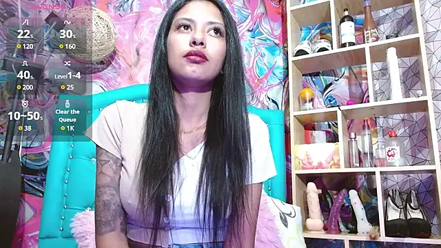 Snapshot of Meraky__ chatting on February 22, 4:07 am Meraky online show from February 22, 4:07 am
