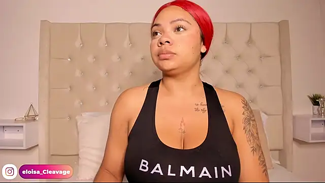 Eloisa cleavage  online show from January 7, 11:05 am