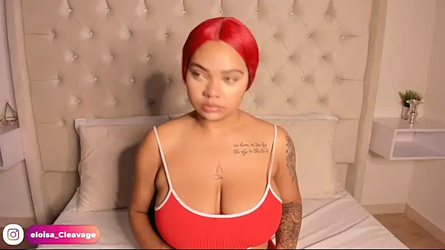 Eloisa cleavage  online show from January 12, 1:48 pm