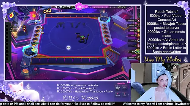 Snapshot of SassyKittyn chatting on December 12, 6:14 am SassyKittyn online show from December 12, 6:14 am
