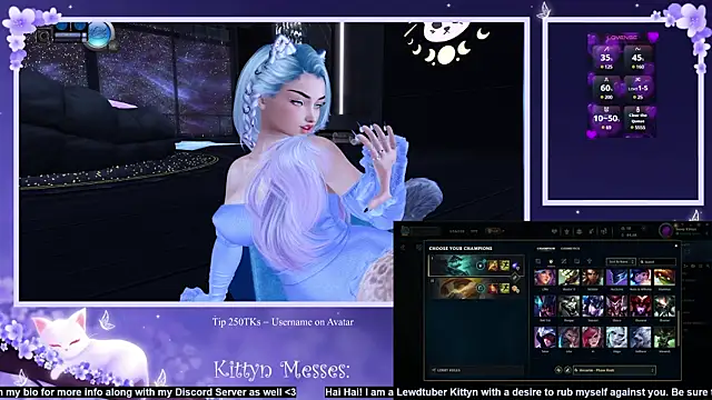 Snapshot of SassyKittyn chatting on February 20, 5:55 am SassyKittyn online show from February 20, 5:55 am