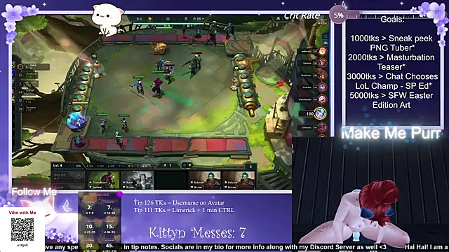 Snapshot of SassyKittyn chatting on March 18, 8:14 am SassyKittyn online show from March 18, 8:14 am