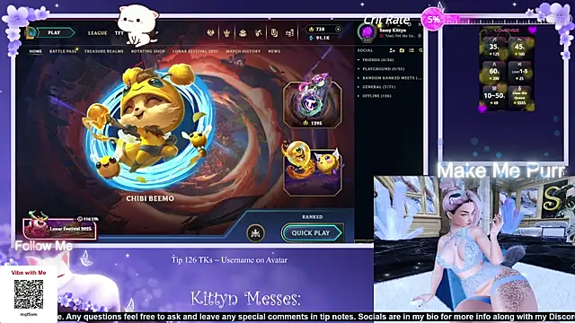 Snapshot of SassyKittyn chatting on March 20, 4:29 am SassyKittyn online show from March 20, 4:29 am