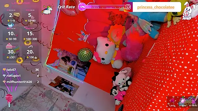 Snapshot of Dulcee_kandy chatting on January 13, 11:04 am Dulcee kandy online show from January 13, 11:04 am
