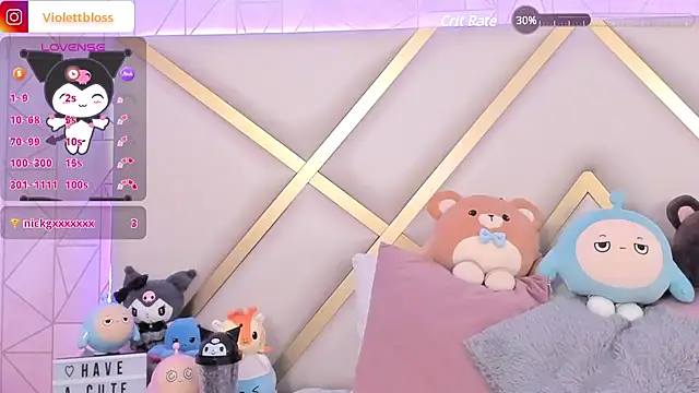 Violettbloss online show from January 17, 10:01 pm