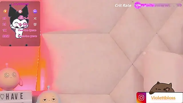 Violettbloss online show from October 16, 3:18 am