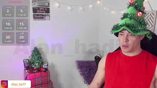 Alan hadid1 online show from December 19, 1:28 am