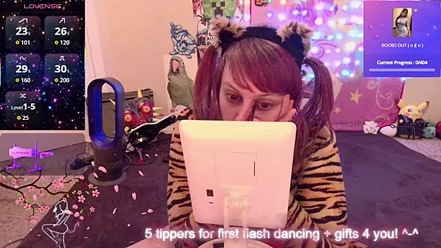 BabyZelda online show from February 2, 1:37 am