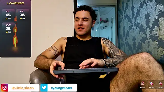 xlittle xbearx online show from January 24, 1:13 am