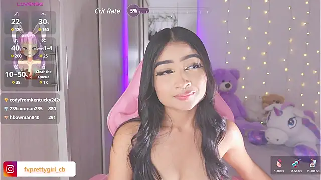 urfavprettygirl online show from March 10, 10:15 am