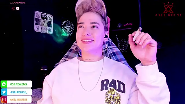 AxelRouse 1 online show from October 9, 2:15 pm