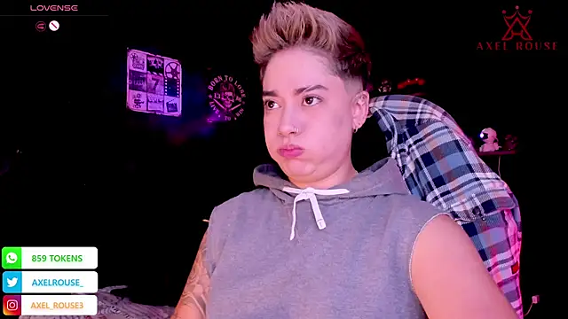 AxelRouse 1 online show from October 18, 8:09 pm