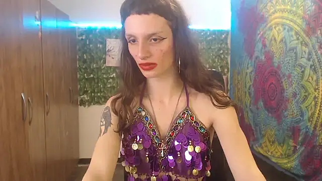 Snapshot of BurningVenus12 chatting on October 7, 8:55 am BurningVenus12 online show from October 7, 8:55 am