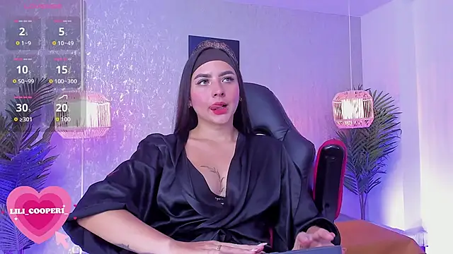 lilicooper  online show from January 14, 8:59 pm