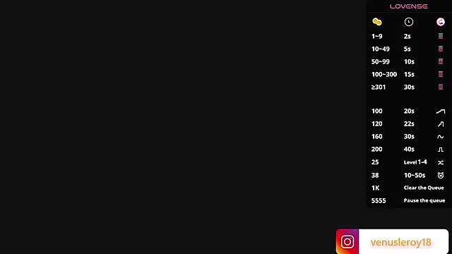venusleroy  online show from January 31, 8:12 pm