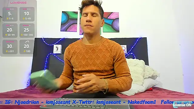 nakedfoam1 online show from January 10, 3:50 am