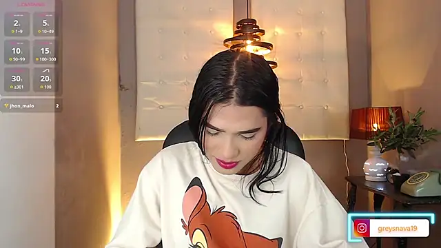 Snapshot of Greys_ath chatting on October 23, 4:12 am Greys ath online show from October 23, 4:12 am