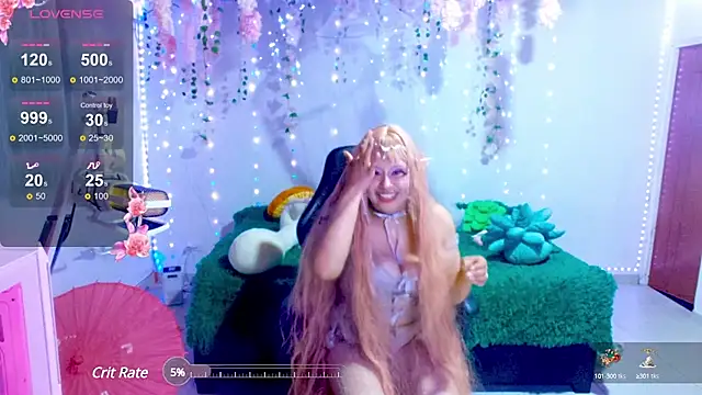 Snapshot of MilkyXSakura chatting on December 8, 10:30 am MilkyXSakura online show from December 8, 10:30 am