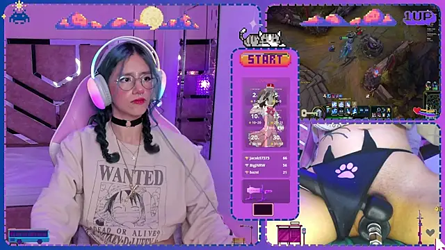 Snapshot of AriDawson chatting on March 11, 3:56 pm AriDawson online show from March 11, 3:56 pm