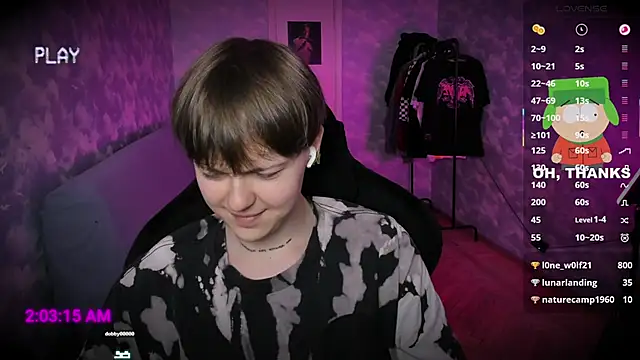 Snapshot of charonbaby1 chatting on February 19, 11:04 pm charonbaby1 online show from February 19, 11:04 pm