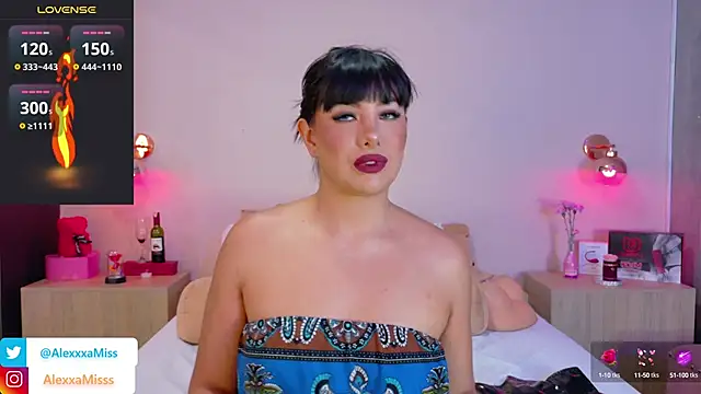 Snapshot of Alexa_Miss chatting on January 8, 7:45 pm Alexa Miss online show from January 8, 7:45 pm