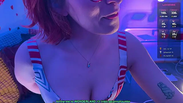 Snapshot of AnnaHaunter18 chatting on February 10, 7:28 pm AnnaHaunter18 online show from February 10, 7:28 pm