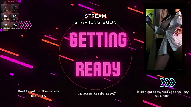 KairaFantasyy online show from October 8, 9:34 pm