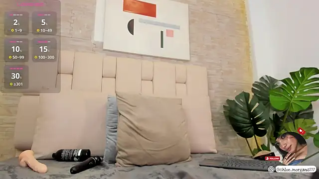 Chloe Morgans online show from February 19, 10:20 pm