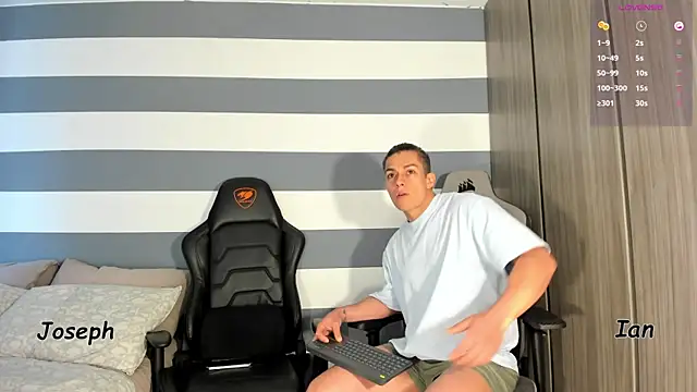 ianandjosephx online show from October 12, 2:38 pm