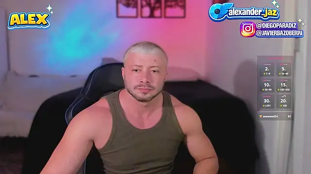 Snapshot of AlexJaz11 chatting on April 3, 10:08 pm AlexJaz11 online show from April 3, 10:08 pm