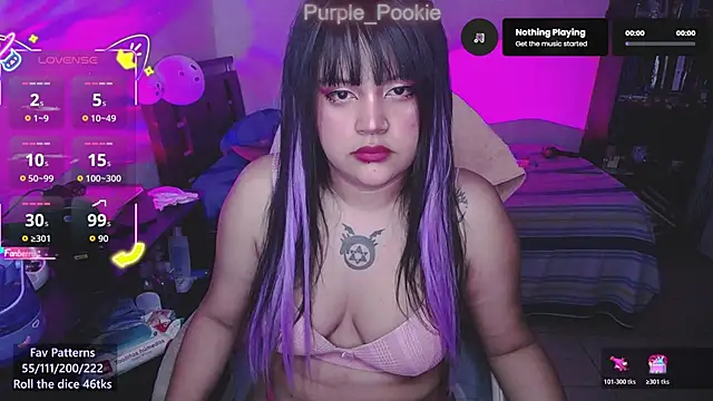 Purple Pookie online show from November 28, 2:58 am