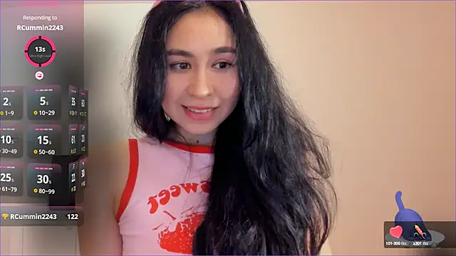 Snapshot of Mile_Madeline chatting on February 21, 5:13 am Mile Madeline online show from February 21, 5:13 am