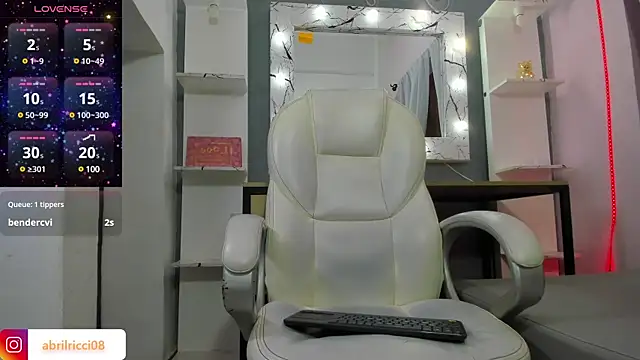 abril ricci online show from February 6, 2:55 am