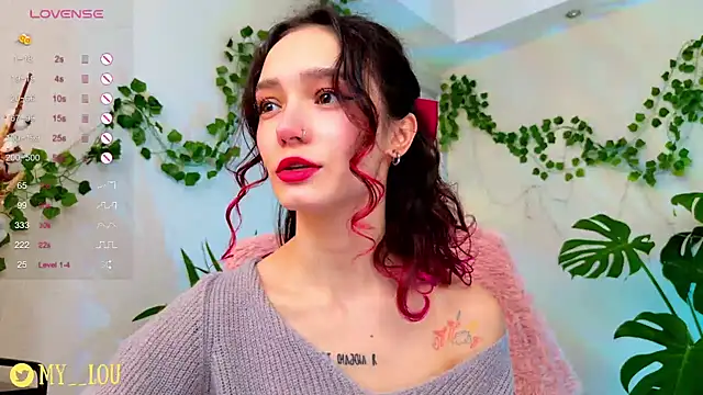 Snapshot of MyLou_ chatting on December 7, 3:08 pm MyLou online show from December 7, 3:08 pm