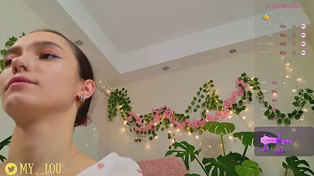 Snapshot of MyLou_ chatting on February 5, 6:48 pm MyLou online show from February 5, 6:48 pm
