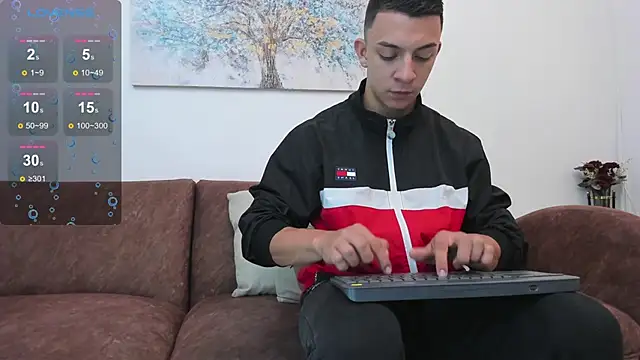 Snapshot of Samuel_Up chatting on February 19, 3:50 am Samuel Up online show from February 19, 3:50 am