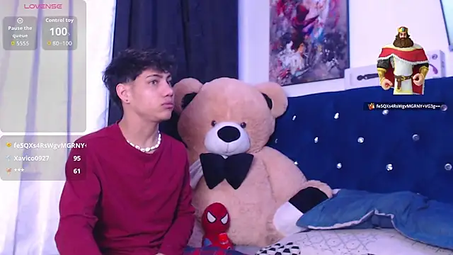 Snapshot of Sexys_Boys_Hot1 chatting on November 6, 2:23 am Sexys Boys Hot1 online show from November 6, 2:23 am