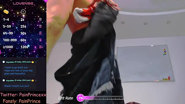 pain princee online show from December 2, 2:41 pm