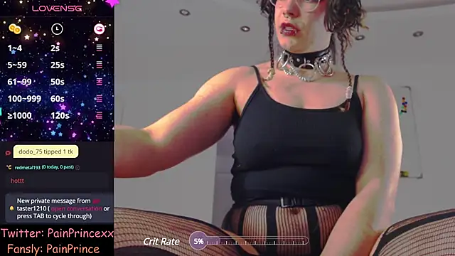 pain princee online show from December 19, 6:23 pm