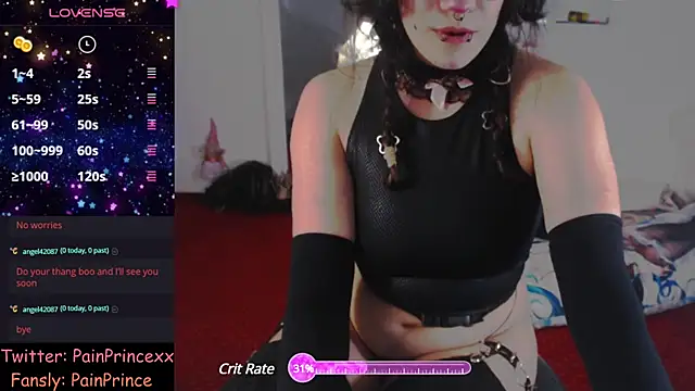 pain princee online show from January 16, 5:44 pm