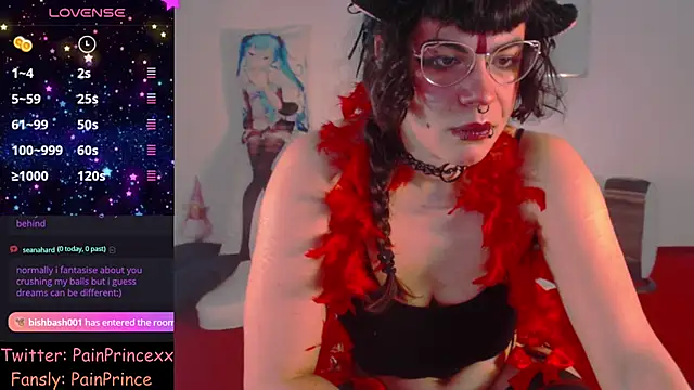 pain princee online show from January 31, 9:16 pm